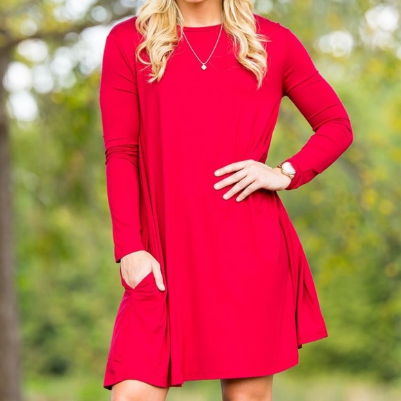 Piko 1988 Dresses & Skirts - PIKO Long Sleeve Swing Dress